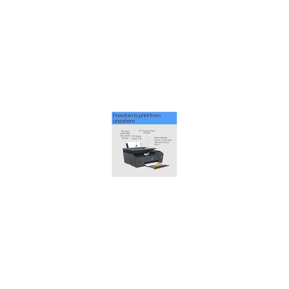 HP Smart Tank 530 Wireless All-in-One Ink Tank Printer – Print, Copy, Scan, ADF, Dual-Band Wi-Fi