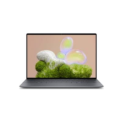 Dell XPS 13 9350 ultra-slim laptop in Graphite open front view showing 13.4-inch 2K display