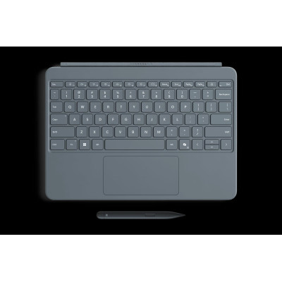 Microsoft Surface Pro 12 Copilot+ PC used for business productivity and AI work and keyboard