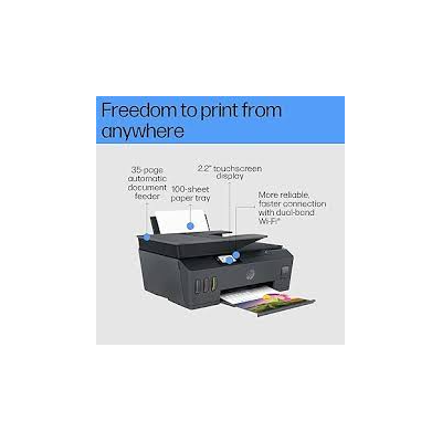 HP Smart Tank 530 Wireless all-in-one ink tank printer front view showing ADF feeder and integrated ink tanks