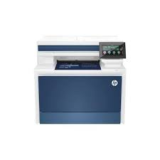 HP Color LaserJet Pro MFP 4303fdw enterprise color laser all-in-one printer front view showing ADF, touchscreen and paper trays
