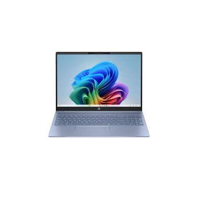 HP OmniBook X Flip 16 2-in-1 laptop in Eclipse Grey open in laptop mode front view