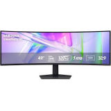 Samsung ViewFinity S9 S95UC 49-inch curved super-ultrawide business monitor front view showing Dual QHD display