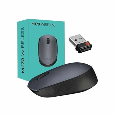 Logitech M170 Wireless Mouse – Grey, Compact, Plug and Play | Fulrix