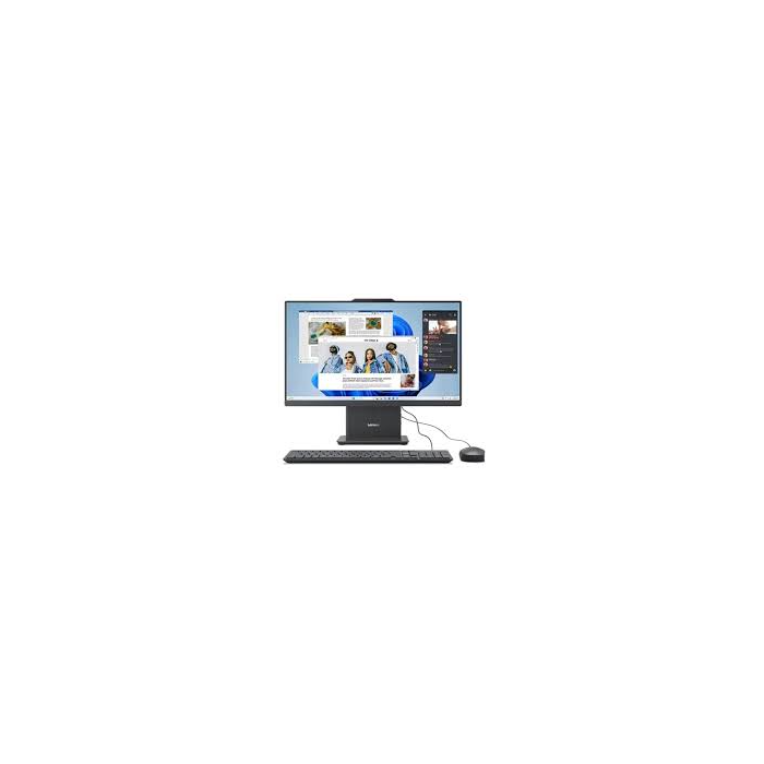 Lenovo IdeaCentre AIO 27IRH9 all-in-one desktop PC in Luna Grey front view showing 27-inch Full HD IPS display