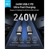 Anker 544 USB-C Cable 240W A8075 A8076 – PD 3.1, E-Marker | Fulrix