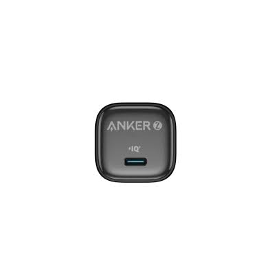 Anker Zolo 20W USB-C GaN wall charger in white front view showing single USB-C port and compact body