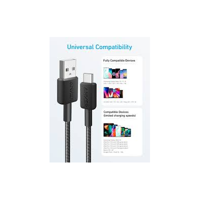 Anker 322 USB-C to USB-C 60W Braided Cable 1m – Fast Charge | Fulrix