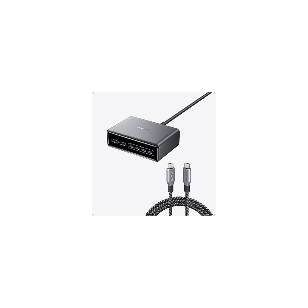 Anker Prime 200W 6-Port GaN Charging Station – 4x USB-C | Fulrix