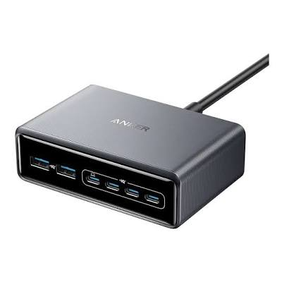 Anker Prime 200W 6-Port GaN Charging Station – 4x USB-C | Fulrix