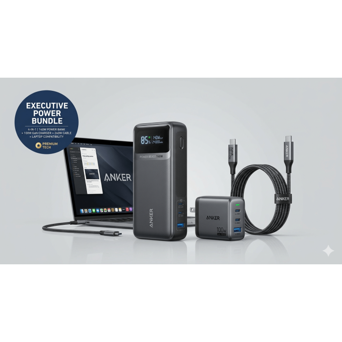 Anker Power Beast Bundle – 737 24K + 100W Charger + 240W Cable | Fulrix