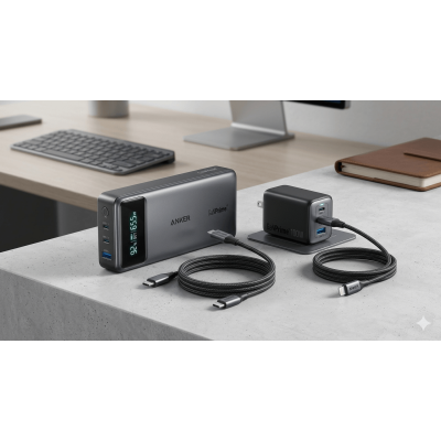 Anker Ultra Speed Desk Pack – 100W + 737 Power Bank + 2 Cables #07 | Fulrix