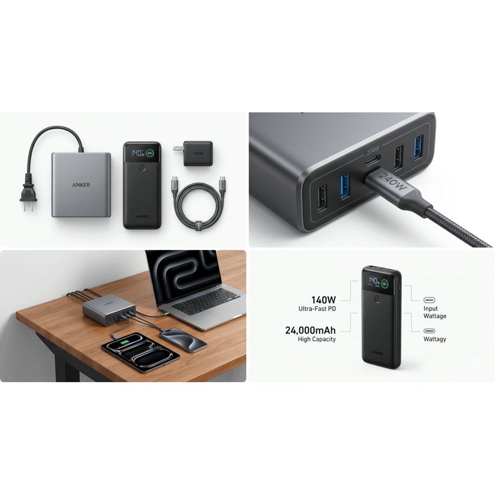 Anker Complete Charging Ecosystem – Ultimate Bundle #08 | Fulrix