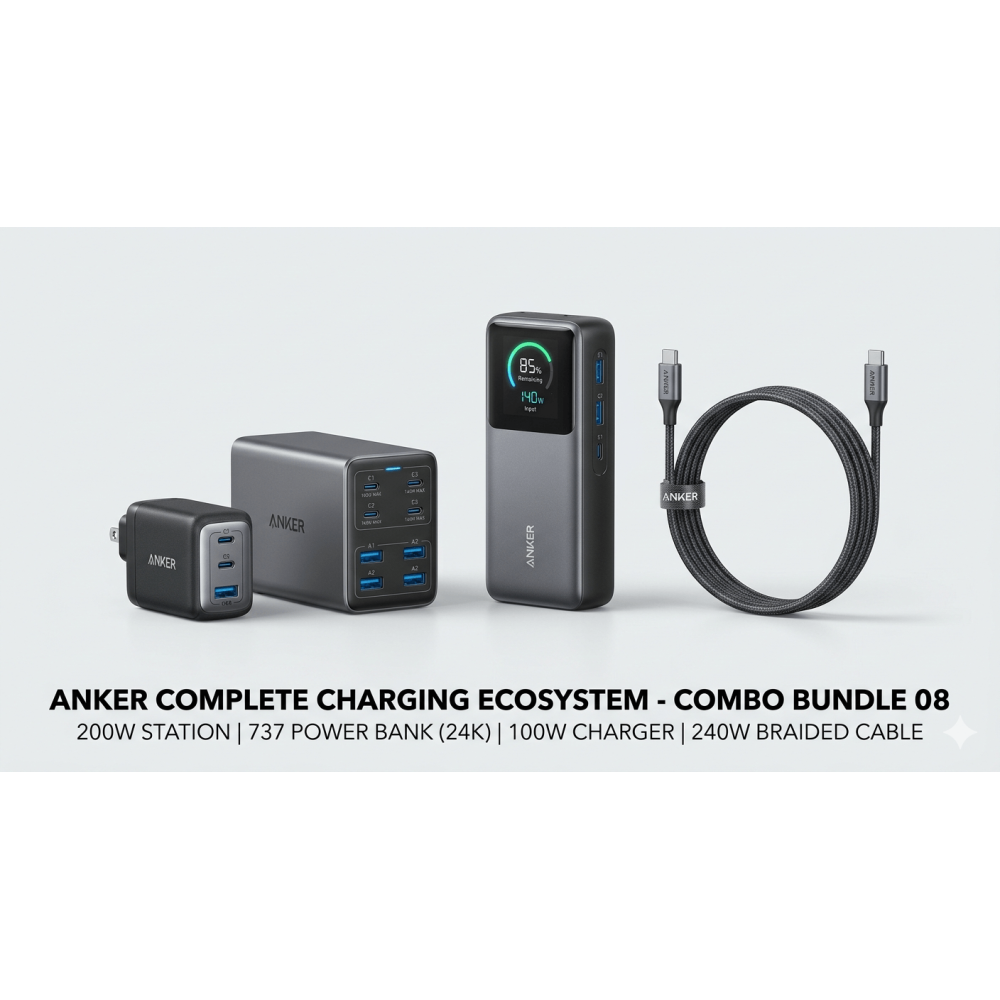 Anker Complete Charging Ecosystem – Ultimate Bundle #08 | Fulrix