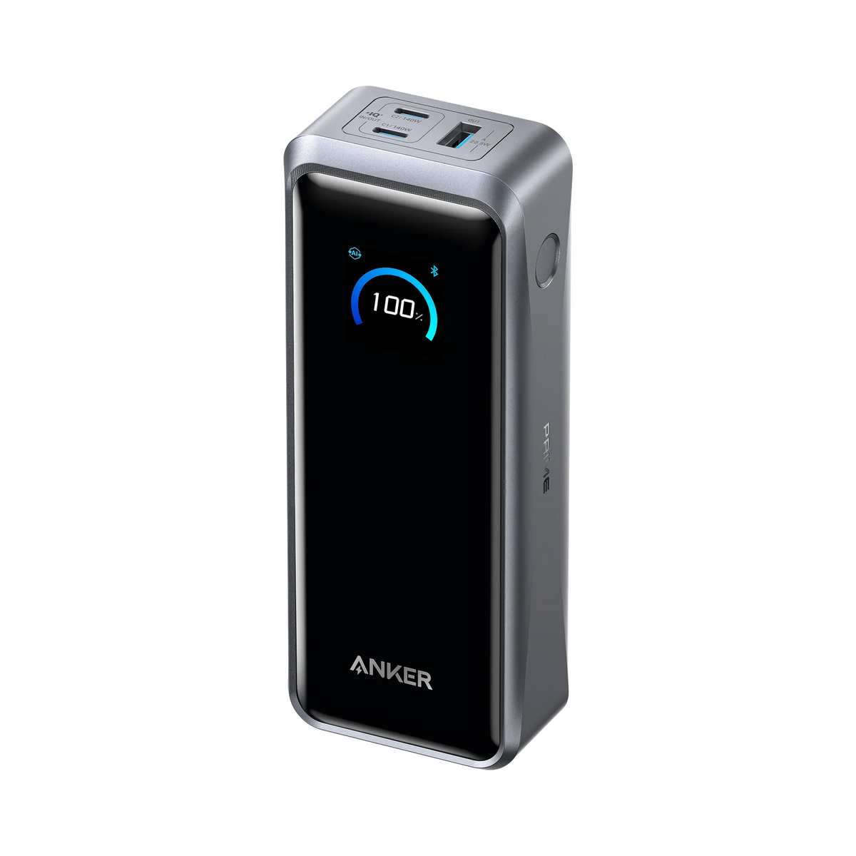 Anker Prime 26K 300W power bank A110A with smart display, front view