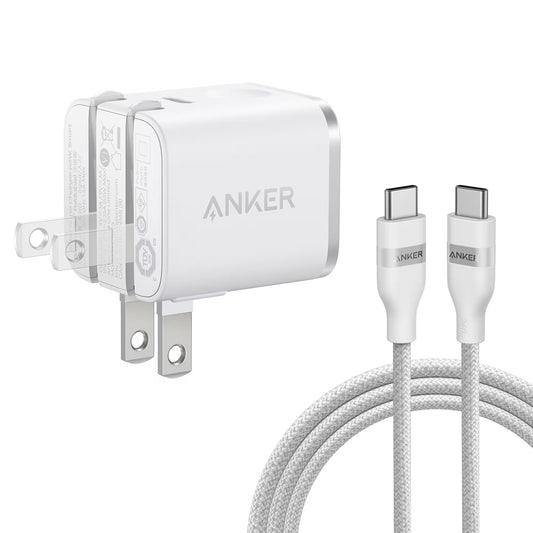 Anker Nano 45W GaN Charger A2692 – USB-C, Foldable, Samsung, Iphone Super Fast Charging With 6ft Cable