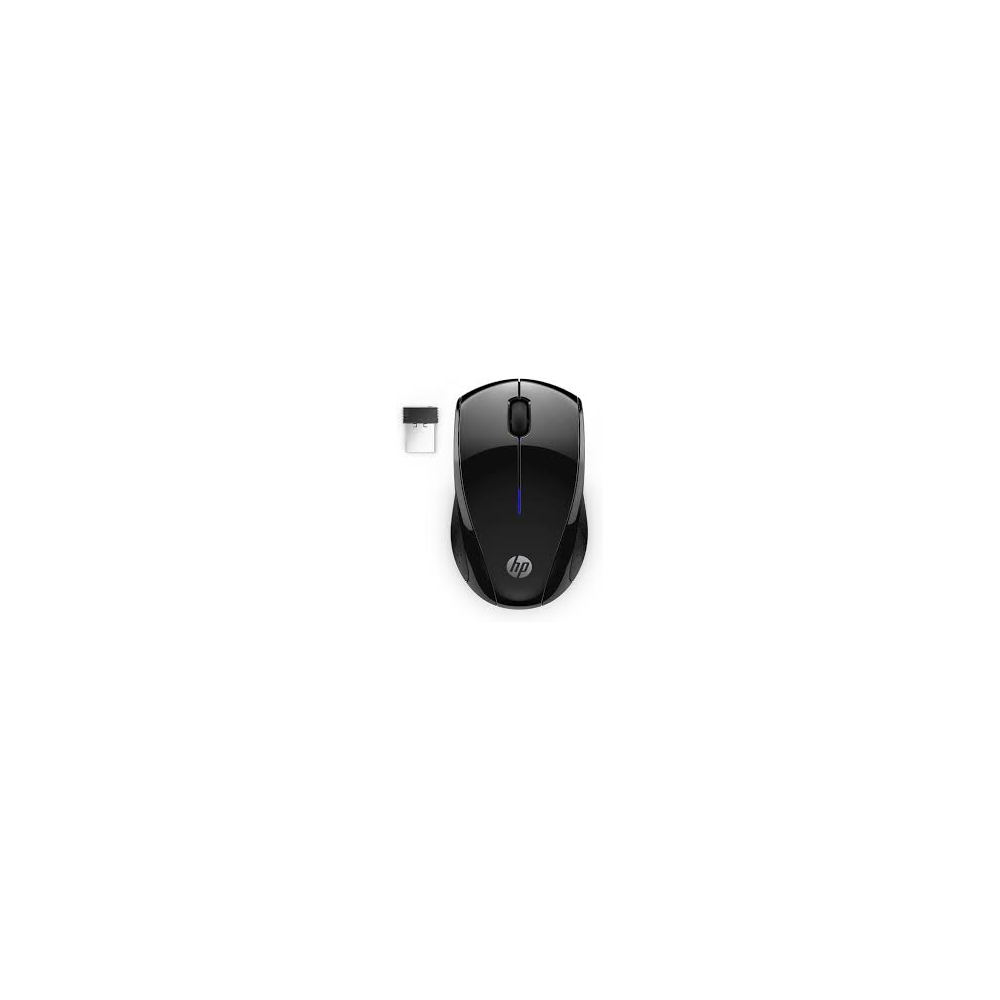 HP X3000 G3 Wireless Mouse – Jet Black, 2.4 GHz USB Nano Receiver, Silent Clicks, 1600 DPI, Ergonomic
