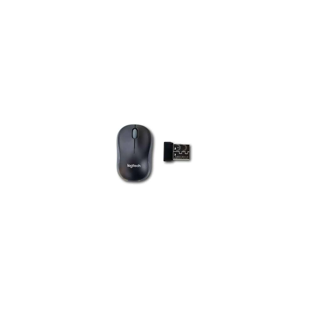 Logitech M185 Wireless Mouse – Swift Grey, 2.4 GHz Nano USB Receiver, 12-Month Battery Life